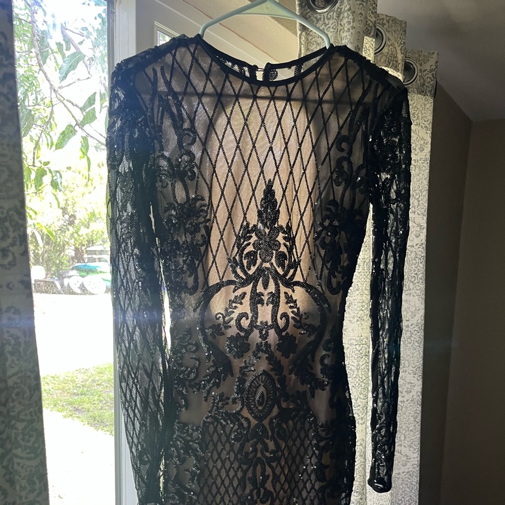 Brand new never worn Windsor black sparkly dress